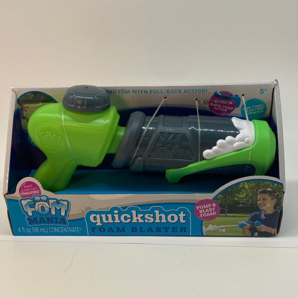 Quickshot Foam Blaster - Green and Gray